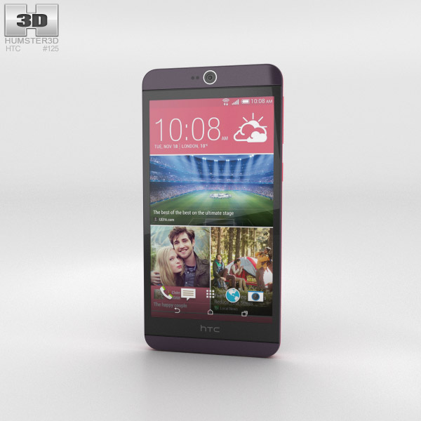 HTC Desire 826 Purple Dark Modèle 3D