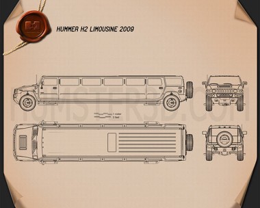 limousine free download car 3d model Hum3D Models Hummer  3D blueprint  Download