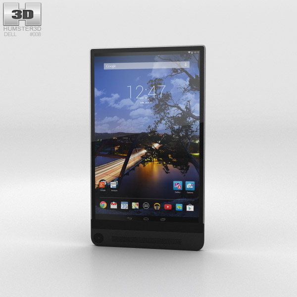 Dell Venue 8 7000 Noir Modèle 3D