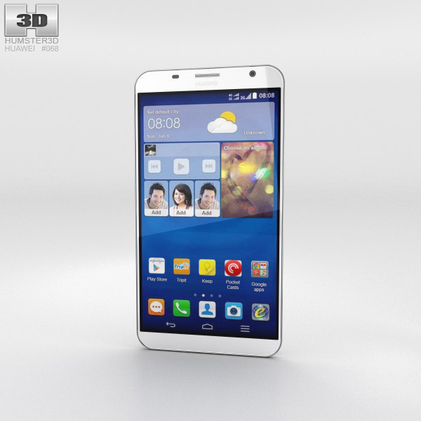Huawei Ascend GX1 White 3D model