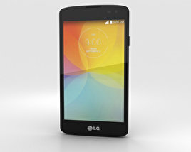 LG F60 黒 3Dモデル