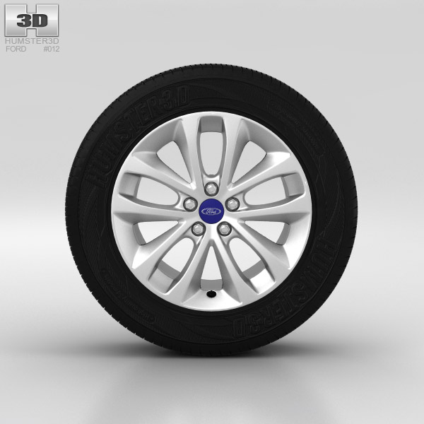 Ford Kuga Wheel 17 inch 002 3D model