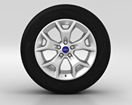 Ford Kuga Wheel 17 inch 003 3D model