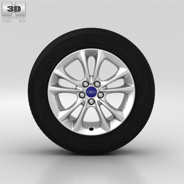 Ford Kuga Wheel 17 inch 004 3d model