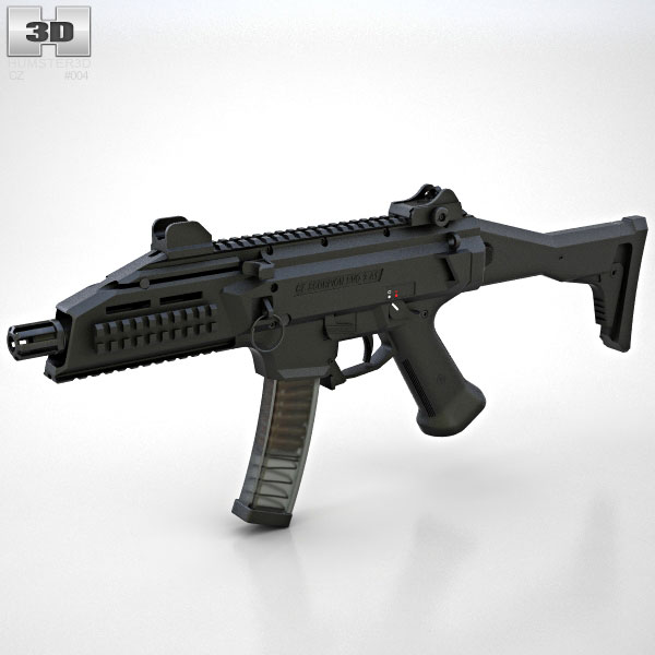 CZ Scorpion EVO 3 3D модель - Оружие на Hum3D