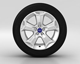 Ford Kuga Wheel 18 inch 001 3D model