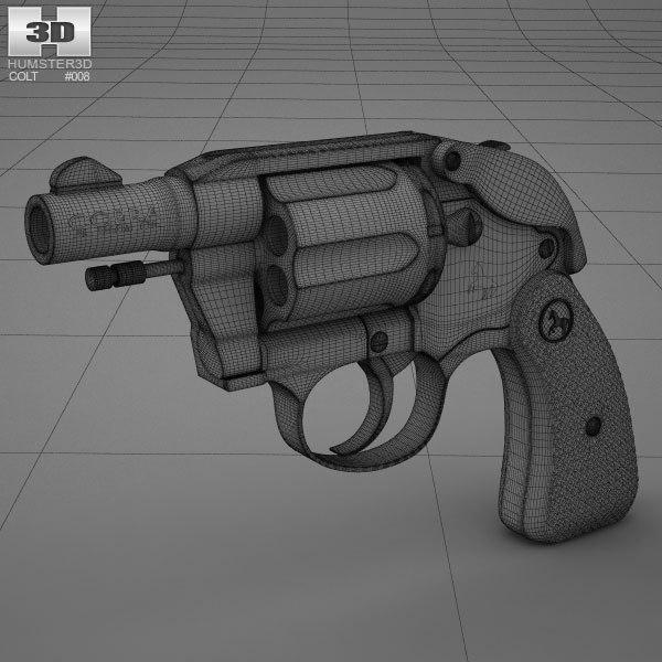 Colt Cobra 3d Model Weapon On Hum3d 8684