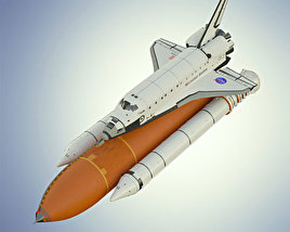 亞特蘭提斯號太空梭 3D模型