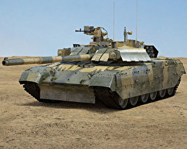 T-84U Oplot 3D model