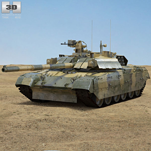 T-84U Oplot Modelo 3d