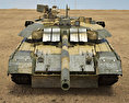 T-84U Oplot 3Dモデル front view