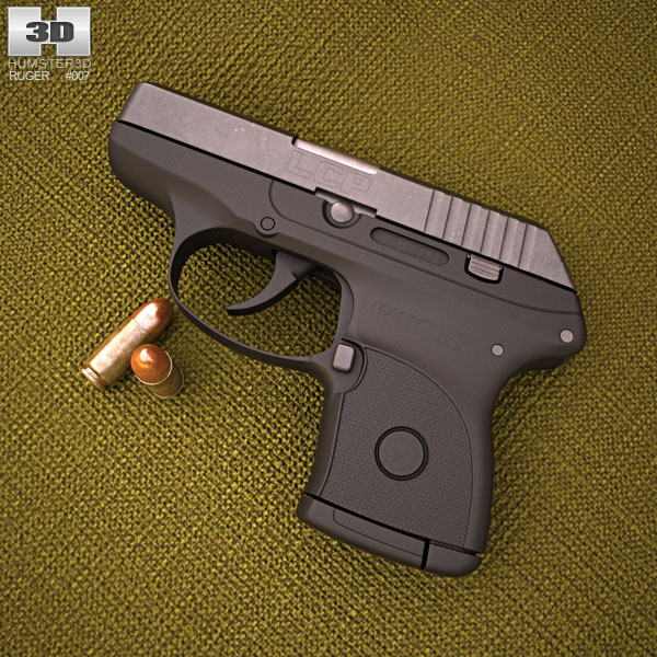 Ruger LCP 3D-Modell