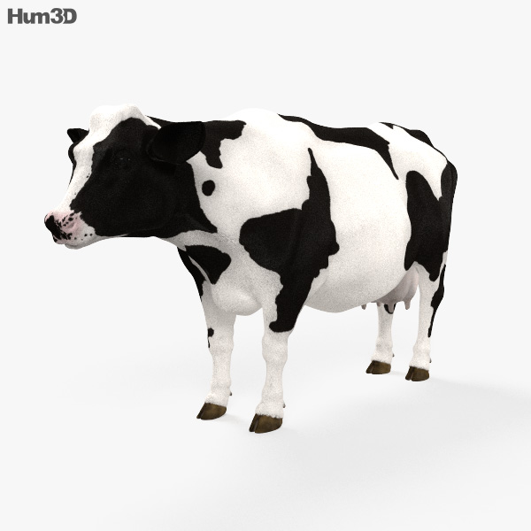牛 3Dモデル