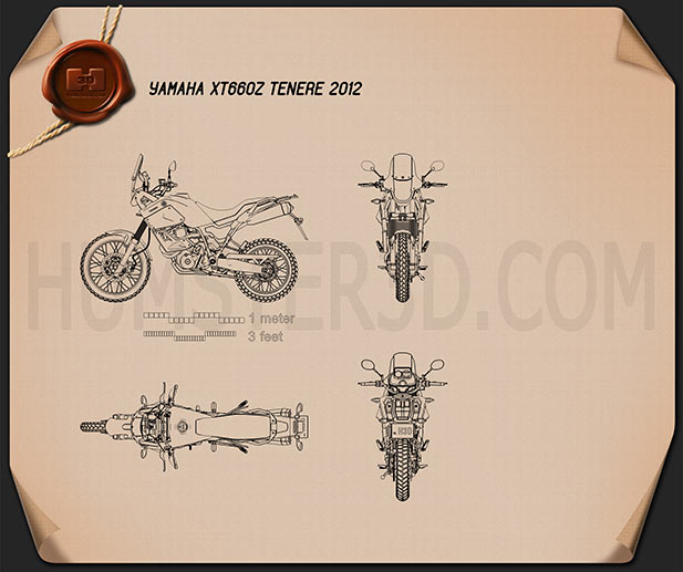 Yamaha XT660Z Tenere 2012 Planta