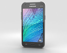 Samsung Galaxy J1 黑色的 3D模型