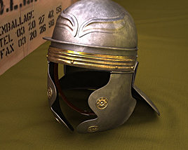 Capacete de legionário romano Modelo 3d