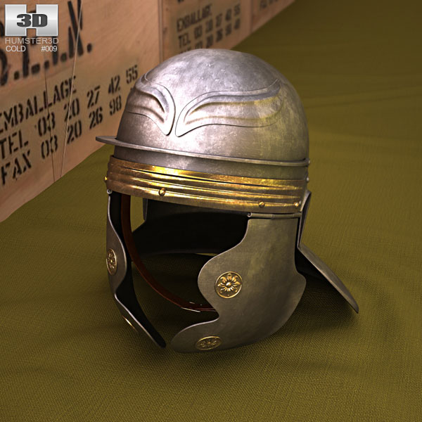 Helm des römischen Legionärs 3D-Modell