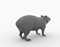 Capybara Modelo 3d