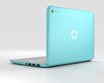 HP Chromebook 11 G3 Ocean Turquoise 3D模型