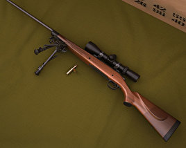 Remington Model 700 3D 모델 
