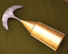 Roman Scissor 3D model