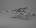 ブローニングM2重機関銃 3Dモデル