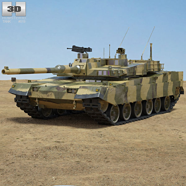 K2 Black Panther Modelo 3d