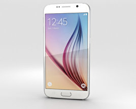 Samsung Galaxy S6 White Pearl 3D model
