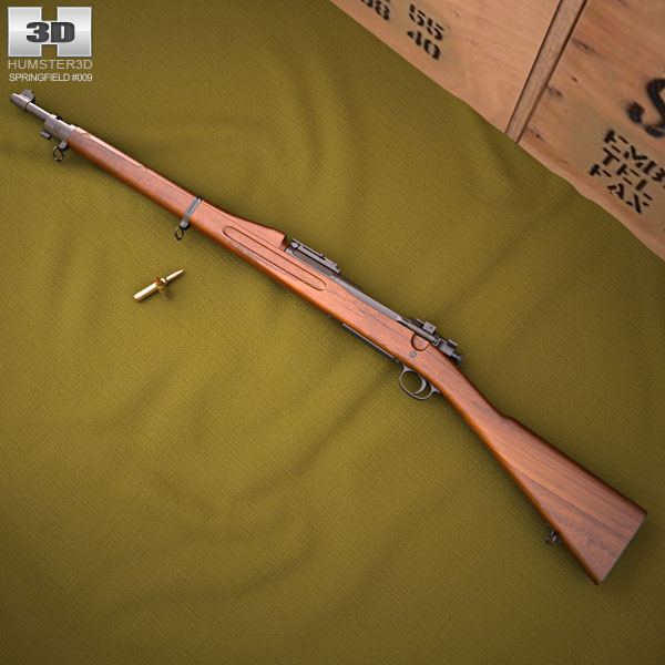 Springfield M1903 3D 모델 