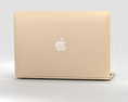 Apple MacBook Gold 3d model