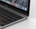 Apple MacBook Space Gray 3D 모델 