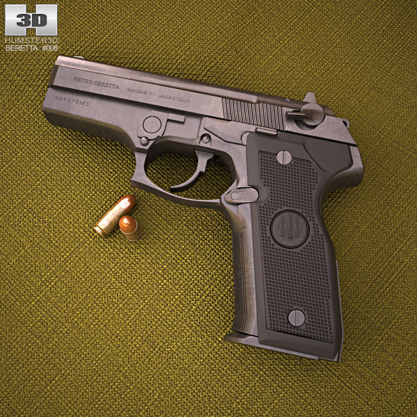 Beretta 8000 Cougar 3D-Modell