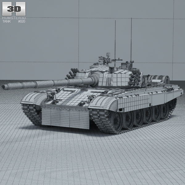 PT-91 Twardy 3D Model - Military On Hum3D