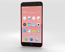 Meizu M1 Note Pink Modelo 3D