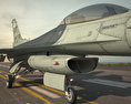 General Dynamics F-16C Block 52 3d model