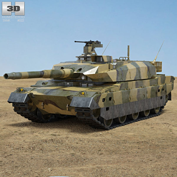 Tipo 10 carro de combate Modelo 3D