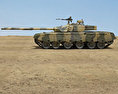 Тип 99 танк 3D модель side view