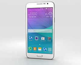 Samsung Galaxy Grand Max Weiß 3D-Modell