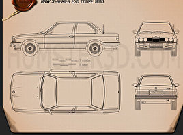 Bmw e30 blueprint