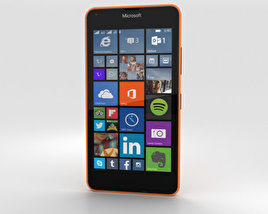 Microsoft Lumia 640 LTE Orange 3D模型