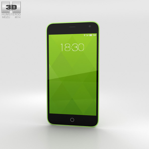 Meizu M1 Green Modelo 3D