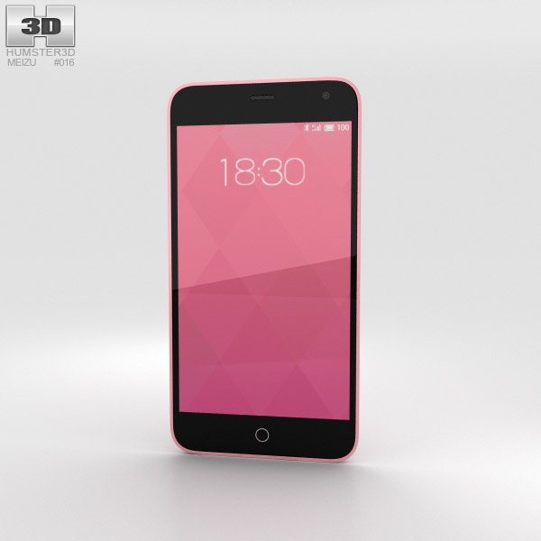 Meizu M1 Pink Modelo 3D