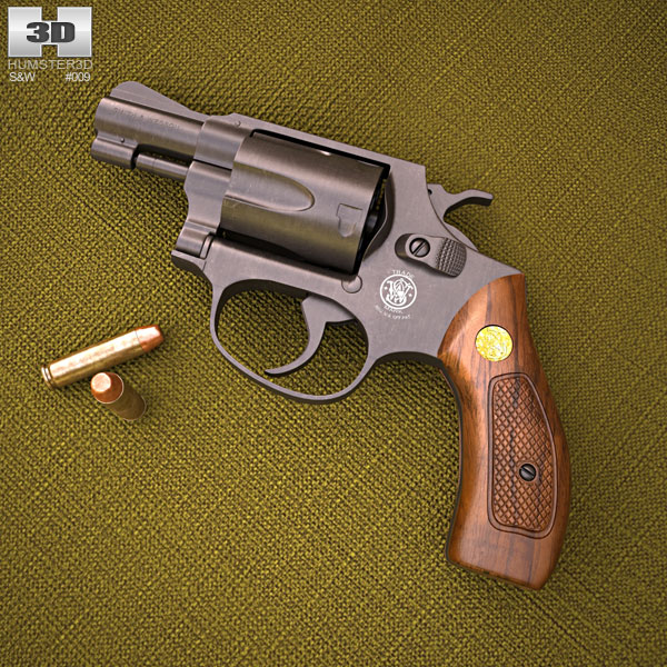 Smith & Wesson Model 36 3D 모델 
