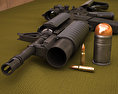 Colt M4A1 with M203 3D模型