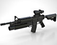 Colt M4A1 with M203 3D-Modell