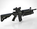 Colt M4A1 with M203 3Dモデル