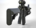 Colt M4A1 with M203 3D модель