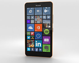 Microsoft Lumia 640 XL Orange 3D model