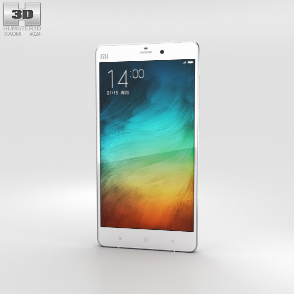 Xiaomi Mi Note Pro White 3D модель