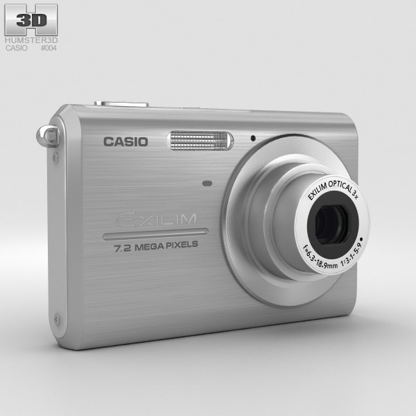 Casio Exilim EX-Z75 Silver 3D model